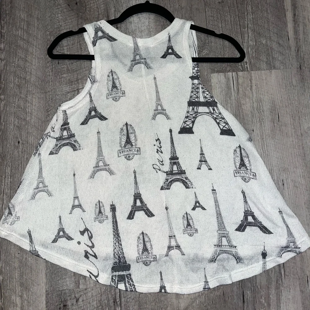 (✨3 for $15) Paris knit tank top - Picture 3 of 3